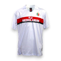 Replica maglia Milan Away 1988-89 autografata Franco Baresi numero 6 – sponsor Mediolanum – scudetto tricolore con stella