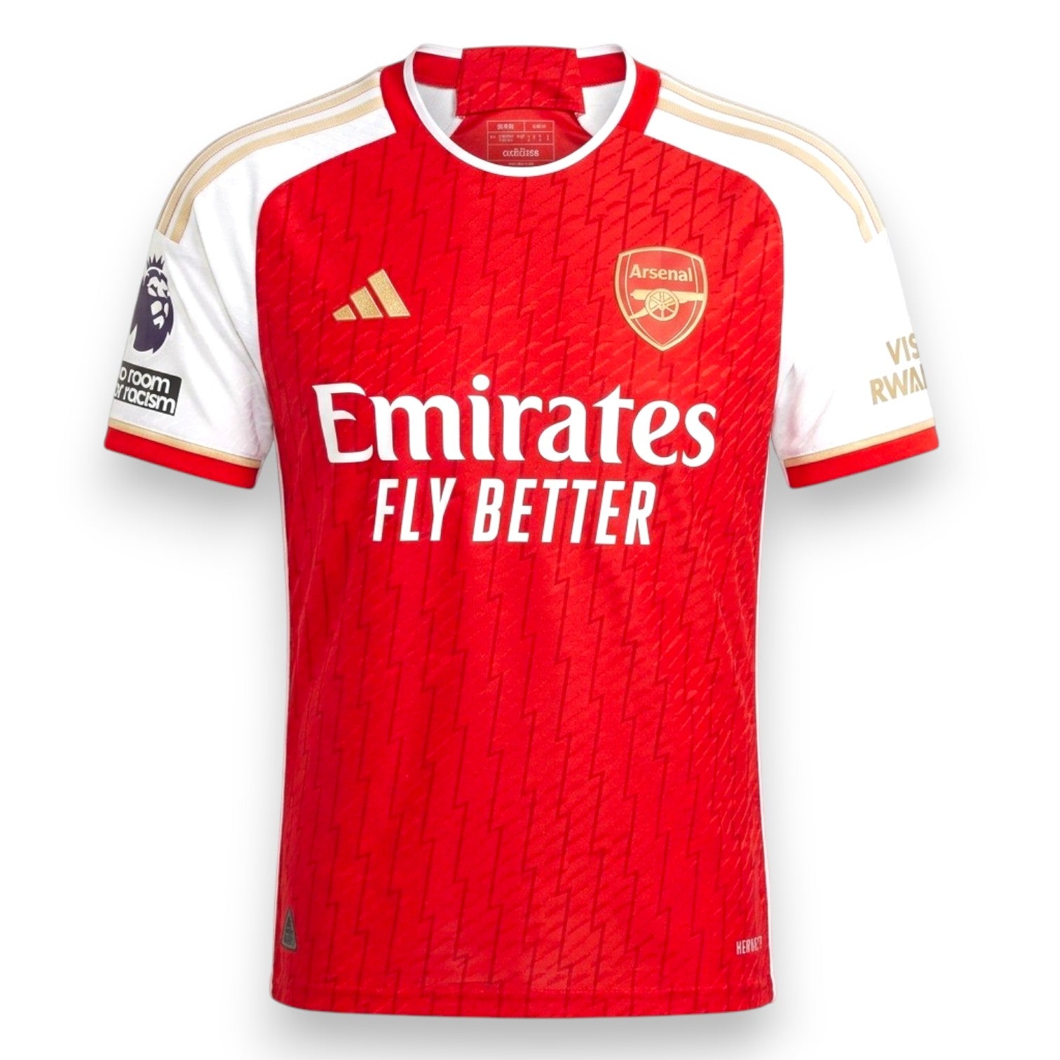 Maglia Arsenal Home 2023-24 Store Authentic autografata Jorginho – Adidas – sponsor Emirates Fly Better – patch Premier League – taglia S