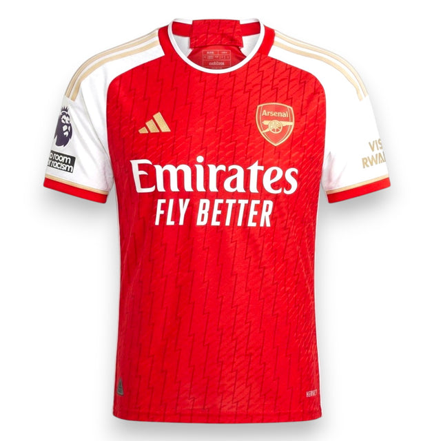 Maglia Arsenal Home 2023-24 Store Authentic autografata Jorginho – Adidas – sponsor Emirates Fly Better – patch Premier League – taglia S