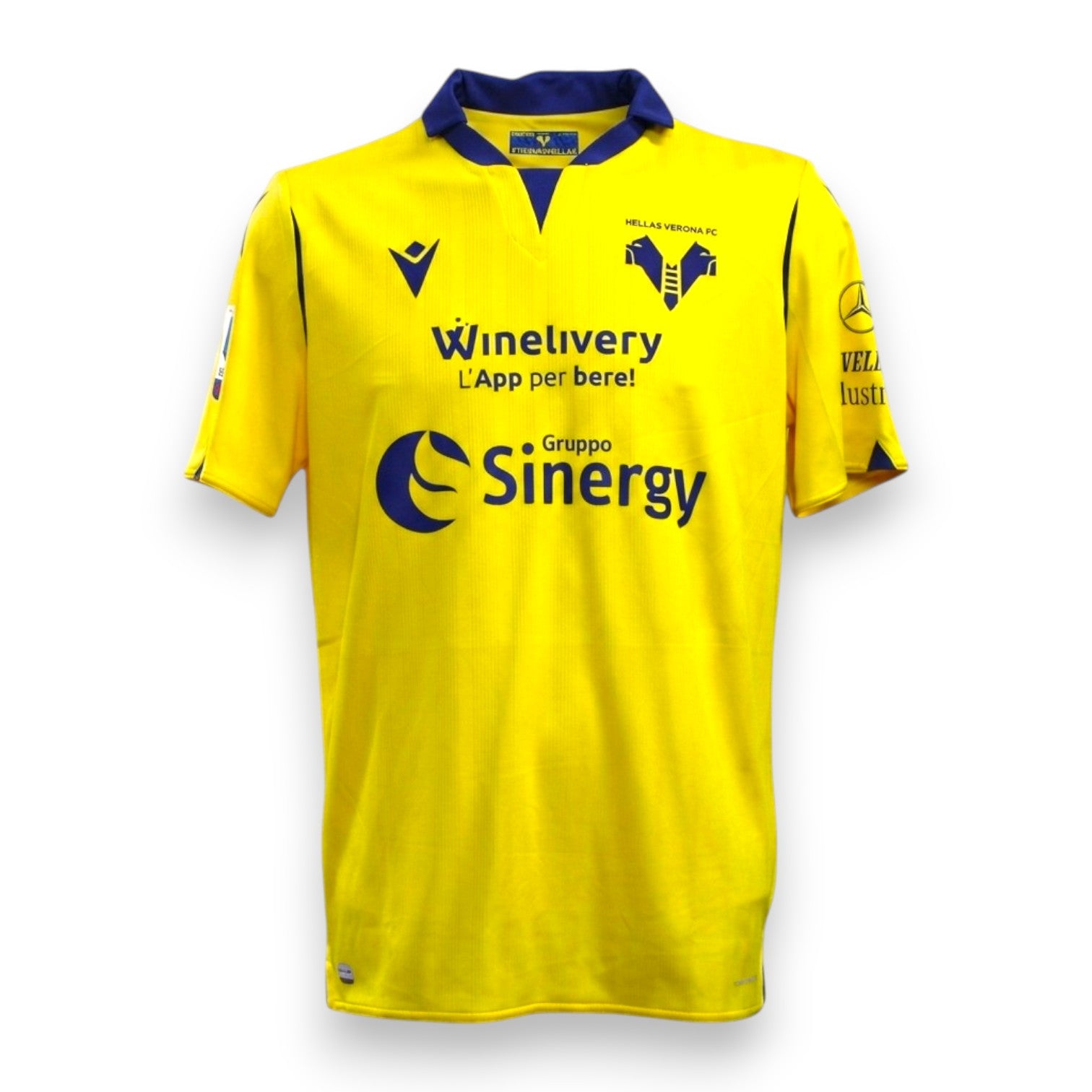 Maglia Hellas Verona Home 2020-21 Store Antonín Barák numero 7 autografata – Macron – sponsor Gruppo Sinergy – Serie A