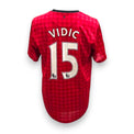 Retro maglia Manchester United Home 2012-13 nameset Vidić 15 – Nike – Premier League – cimelio originale Store