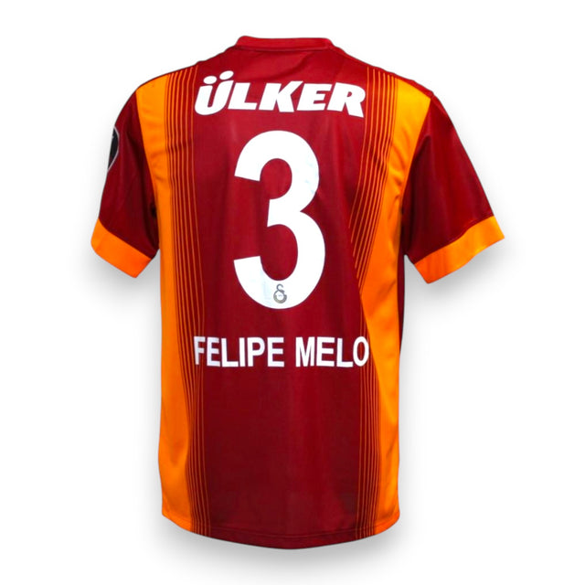 Retro maglia Galatasaray Home 2014-15 Player Issued numero 3 Felipe Melo – Nike Dri-Fit – Ülker – Süper Lig