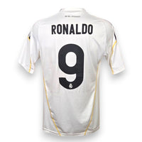 Maglia Real Madrid Home 2009-10 Store Cristiano Ronaldo numero 9 – Adidas – sponsor bwin.com – patch LFP – taglia M