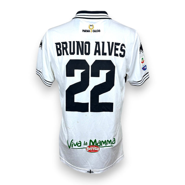 Retro maglia Parma Calcio 2018-19 numero 22 Bruno Alves Player Issued – sponsor Viva la Mamma Beretta – Erreà – cimelio Serie A