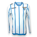 Maglia SS Lazio Third 2014-15 Store manica lunga Macron – bianca strisce celesti – taglia XL – condizioni Excellent
