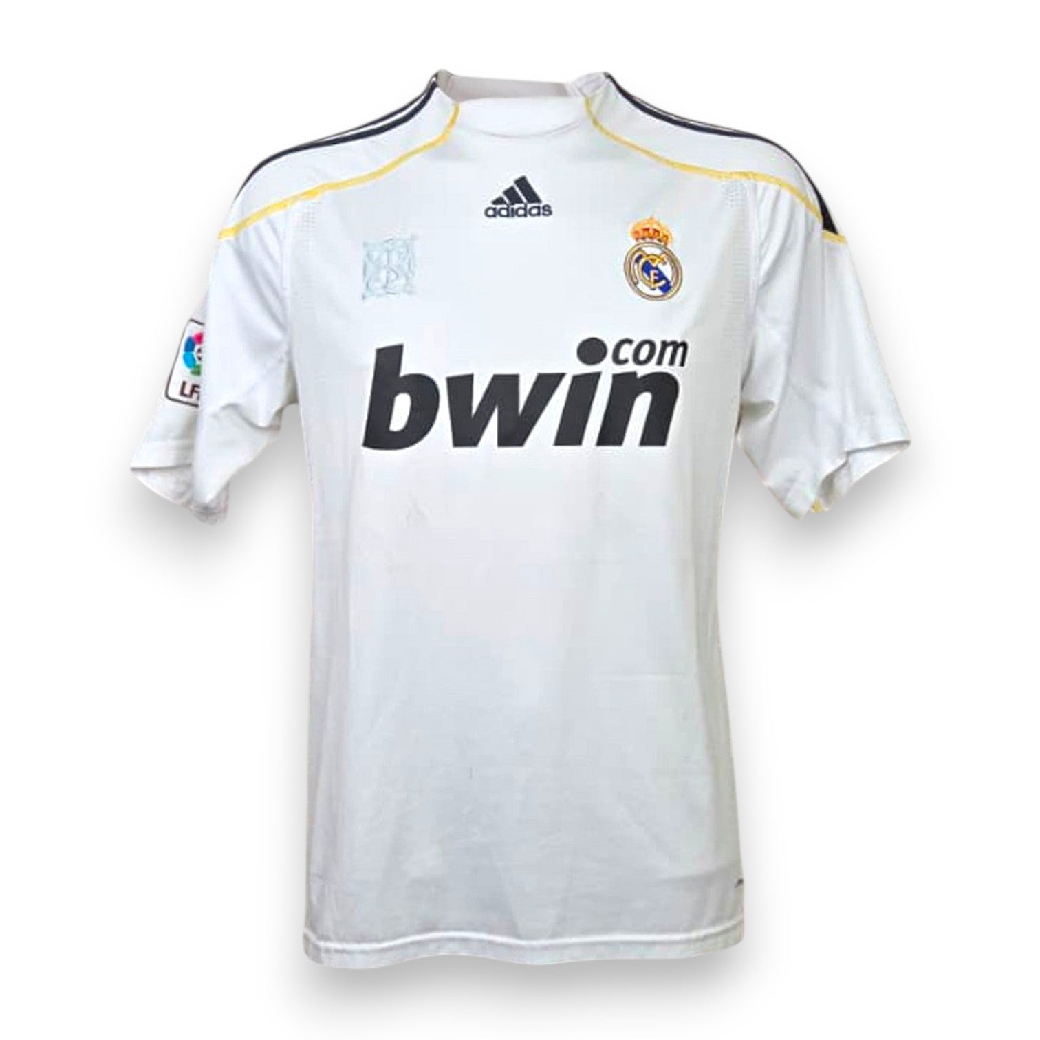 Maglia Real Madrid Home 2009-10 Store Cristiano Ronaldo numero 9 – Adidas – sponsor bwin.com – patch LFP – taglia M