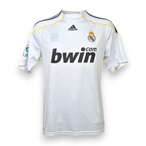 Maglia Real Madrid Home 2009-10 Store Cristiano Ronaldo numero 9 – Adidas – sponsor bwin.com – patch LFP – taglia M