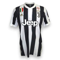 Maglia Juventus Home 2017-18 Player Issued Andrea Barzagli numero 15 – Adidas – sponsor Jeep – patch Ciao Davide Astori – taglia 9