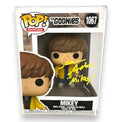 Funko POP The Goonies Mikey 1067 fronte – autografo originale Sean Astin pennarello giallo con inscription Mikey