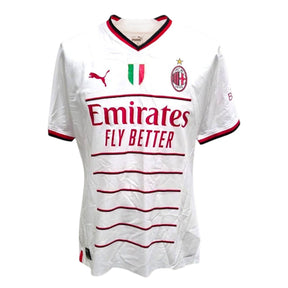 Maglia AC Milan Away 2022-23 Store Puma – sponsor Emirates Fly Better – scudetto tricolore – stemma ACM 1899 – taglia L