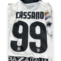 Dettaglio retro maglia Parma 2014-15 nameset CASSANO numero 99 – patch Serie A TIM manicotto destro – sponsor Piazza Italia