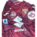 Maglia Torino FC Home 2024-25 Match Worn taglia XL – Suzuki sponsor – Joma – condizioni Excellent