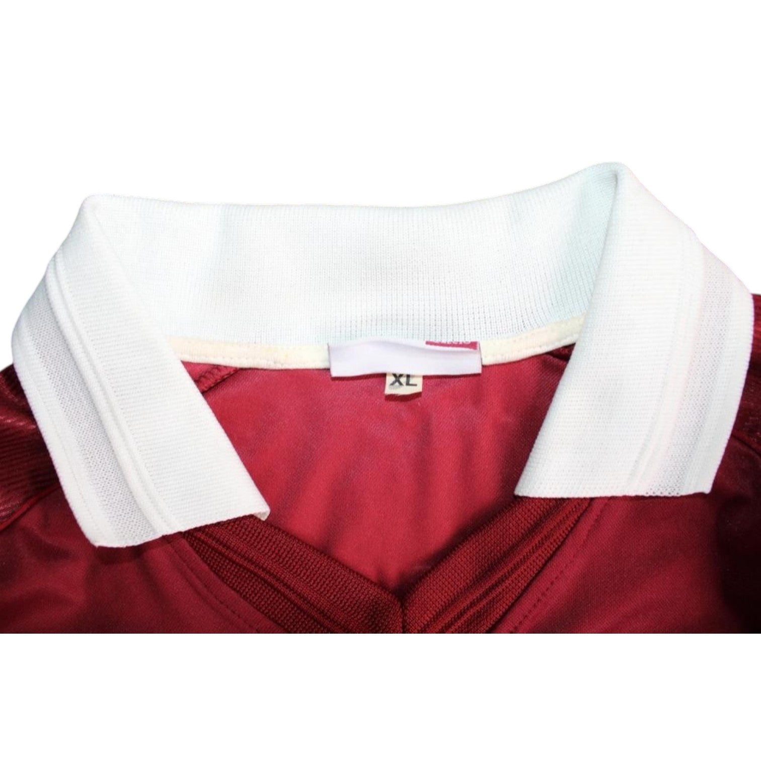 Etichetta collo maglia Torino Home 2001-02 Player Issued – taglia XL – scritta interna TORINO – colletto bianco