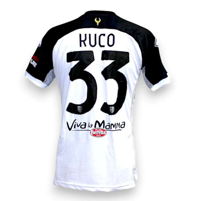 Retro maglia Parma Home 2020-21 Store Erreà – numero 33 nameset KUCO – sponsor Viva la Mamma Fratelli Beretta – taglia L