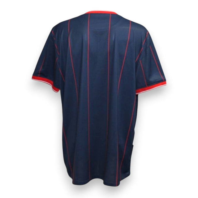 Retro maglia Paris Saint-Germain Home 2009-10 Store Nike – blu navy con pinstripes rossi – taglia XXL – condizioni Excellent