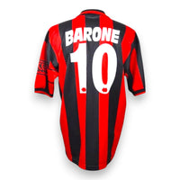 Retro maglia Lucchese Home 1996-97 numero 10 Simone Barone Player Issued – Erreà – cimelio vintage Serie B