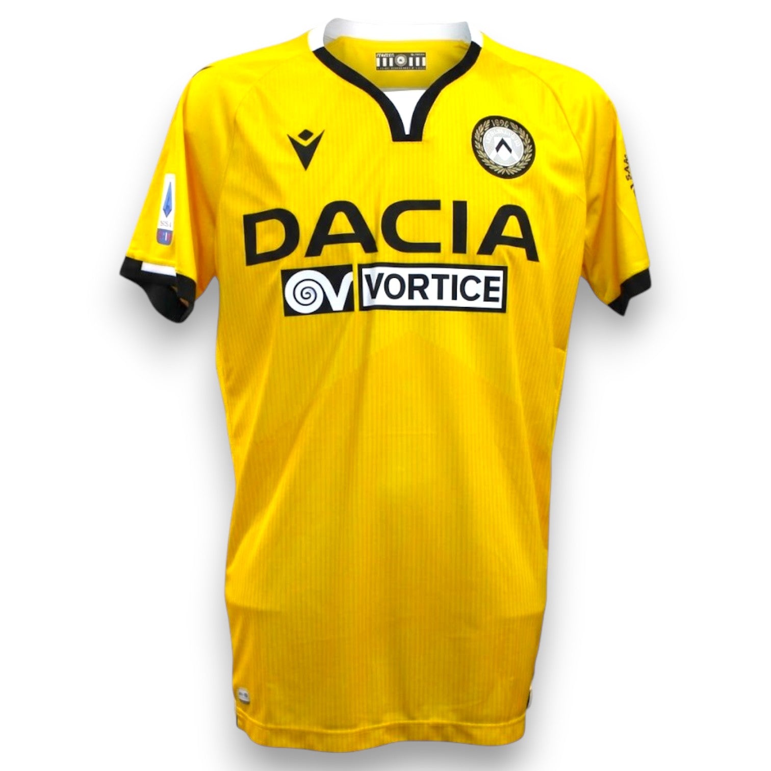 Maglia Udinese Third 2020-21 Player Issued Sébastien De Maio numero 87 – Macron – sponsor Dacia – condizioni Excellent