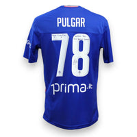 Retro maglia Fiorentina Fifth 2019-20 nameset Pulgar 78 con dedica autografa originale – Serie A – cimelio autentico