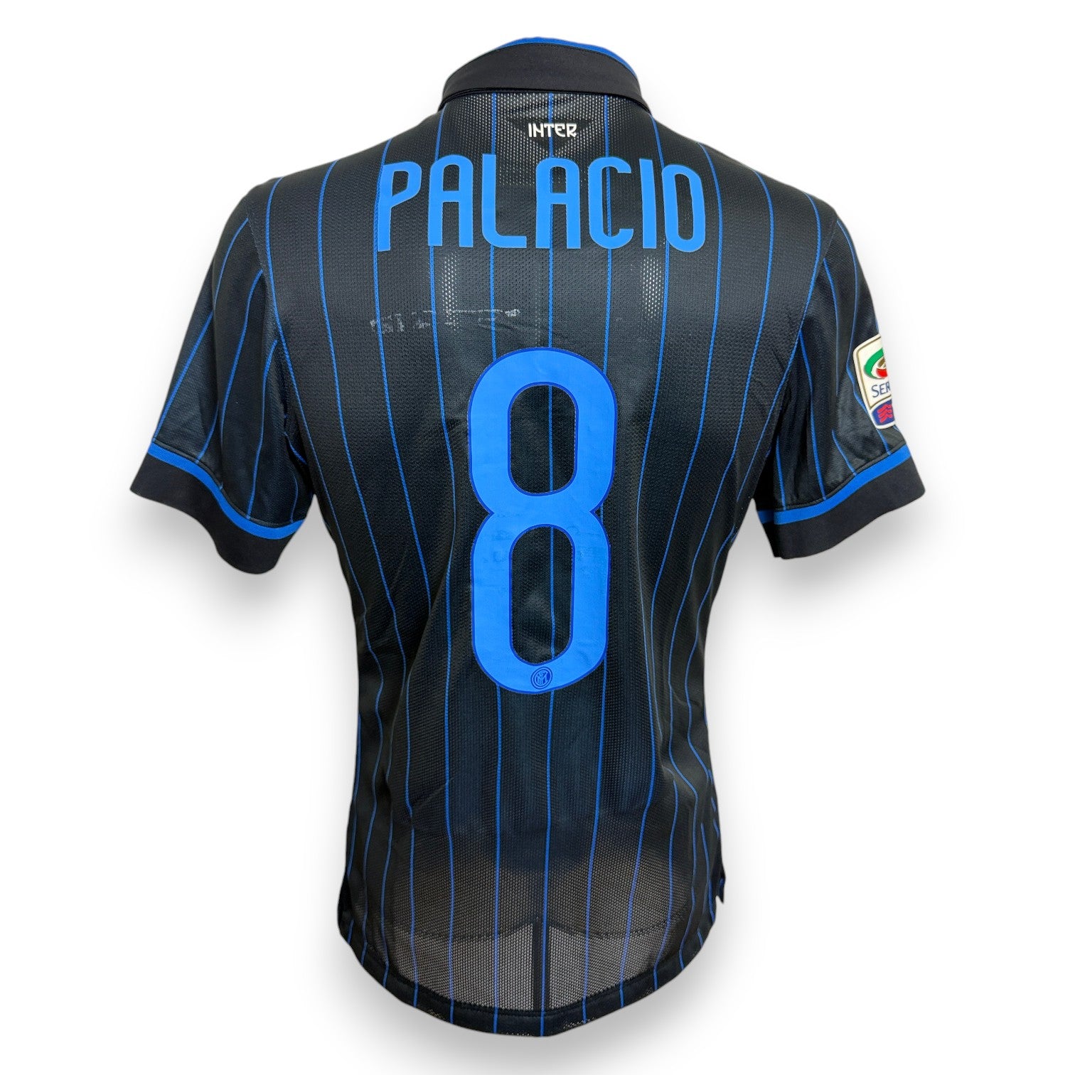 Maglia Inter Milan Home 2014-15 Player Issued Rodrigo Palacio numero 8 – Nike Dri-Fit – taglia M – Serie A – condizioni Good