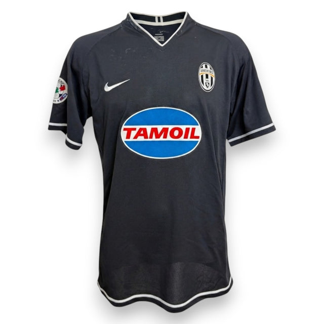 Maglia Juventus Away 2006-07 Store Paro N.19 – Nike Sphere-Dry – sponsor Tamoil – nera rifiniture bianche – Serie B