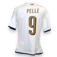 Maglia Nazionale Italiana Away 2016 Player Issued Graziano Pellè numero 9 – Puma Campioni del Mondo – condizioni [da compilare]