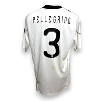 Maglia Cesena Home 2010-11 Player Issued Maximiliano Pellegrino numero 3 – Adidas Formotion – sponsor TechnoGym – taglia XL