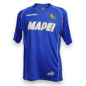 Fronte maglia Sassuolo Away 2014-15 Player Issued – Sportika – sponsor Mapei – stemma Sassuolo – Trofeo TIM