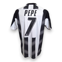 Maglia Udinese Home 2007-08 Player Issued Simone Pepe numero 7 – Lotto – patch Lega Calcio Serie A TIM – stemma Udinese 1896