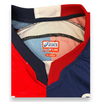 Etichetta interna Asics Team Line taglia XL – maglia Cagliari Home 2006-07 Player Issued Pepe numero 18