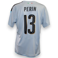 Maglia portiere Italia GK Home 2016-17 Player Issued Mattia Perin numero 13 – Puma – retro con nome e numero