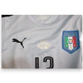 Dettaglio patch ITA-ESP 06.10.2016 Torino maglia portiere Player Issued Perin – Qualificazioni Mondiali Russia 2018