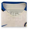 Dettaglio etichetta taglia L maglia FC Internazionale Away 2015-16 Player Issued – Nike Dri-Fit – made in France