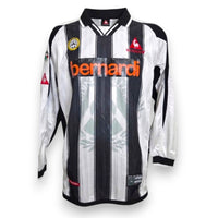 Fronte maglia Udinese Home 2002-03 Player Issued Mirko Pieri numero 26 – Le Coq Sportif – sponsor Bernardi – Serie A