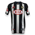 Fronte maglia Udinese Calcio Home 2004-05 Player Issued Le Coq Sportif – sponsor KIA – dettagli oro – numero 13 Giampiero Pinzi