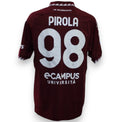 Maglia Salernitana Home 2023-24 Player Issued Lorenzo Pirola numero 98 – Zeus – sponsor eCampus Università – Serie A TIM