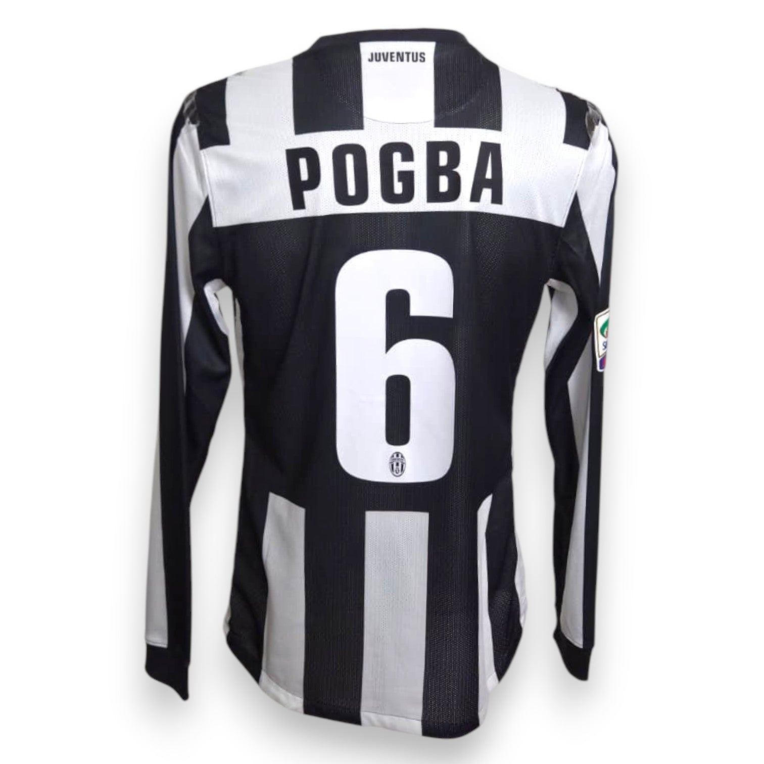 Maglia Juventus Home 2014-15 Player Issued Paul Pogba numero 6 maniche lunghe – Nike Dri-Fit – Serie A – condizioni mint