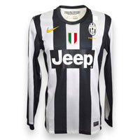 Fronte maglia Juventus Home 2014-15 Paul Pogba Player Issued N.6 – Nike Dri-Fit – sponsor Jeep – patch tricolore Campioni d'Italia