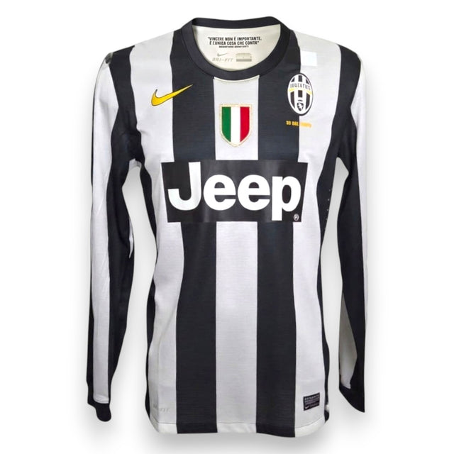 Fronte maglia Juventus Home 2014-15 Paul Pogba Player Issued N.6 – Nike Dri-Fit – sponsor Jeep – patch tricolore Campioni d'Italia