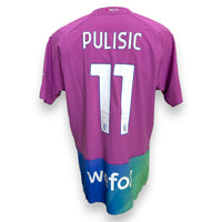 Retro maglia AC Milan Third 2023-24 Pulisic numero 11 – versione Store Authentic Puma – sponsor wefox