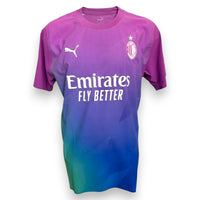 Maglia AC Milan Third 2023-24 Puma Emirates – sfumatura rosa viola blu verde – Pulisic Store Authentic