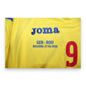 Dettaglio patch partita ricamata maglia Romania 2019 Match Issue – GER ROU Bologna 27.06.2019 – Semifinale UEFA European Under-21 Championship 2019