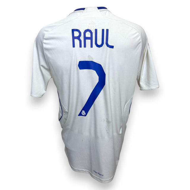 Retro maglia Real Madrid Home 2007-08 Raúl numero 7 – versione Store Adidas