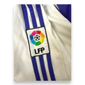 Patch ricamata LFP Liga spagnola sulla manica maglia Real Madrid 2007-08 Raúl