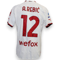 Retro maglia AC Milan Away 2022-23 Player Issued Ante Rebic numero 12 – Puma Emirates – Serie A – taglia M