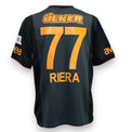 Retro maglia Galatasaray Away 2013-14 Player Issued Albert Riera numero 77 – Nike Dri-Fit – sponsor Ülker – patch Antalya Cup manica
