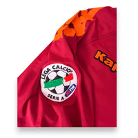 Patch Lega Calcio Serie A TIM maglia AS Roma 2008-09 – logo Kappa arancione – Player Issued John Arne Riise N.17