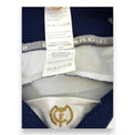 Etichette interne Adidas España made in Portugal e monogramma MCF ricamato – maglia Real Madrid 1998-99