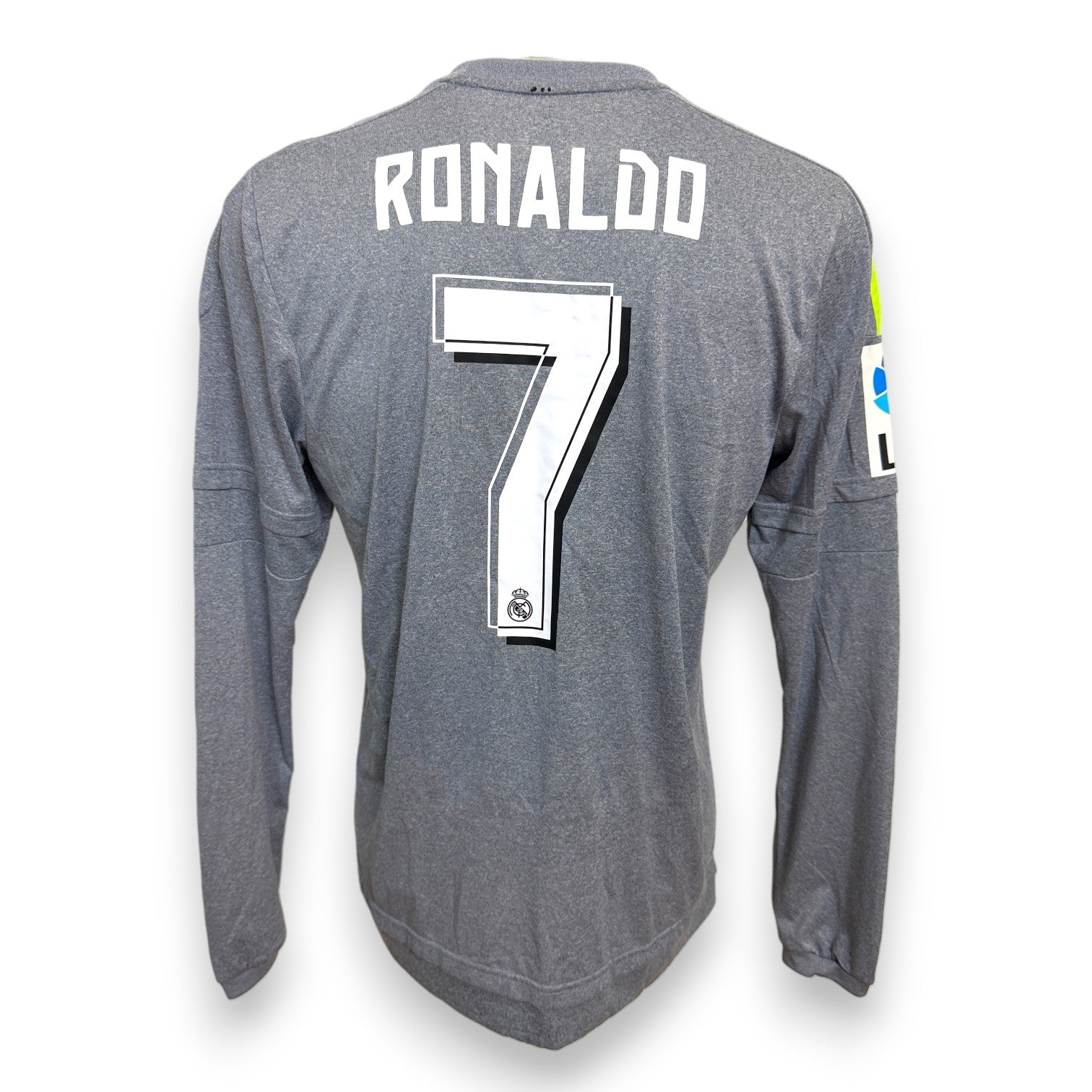 Maglia Real Madrid Away 2015-16 Ronaldo retro – nameset N.7 – player issued Adidas manica lunga