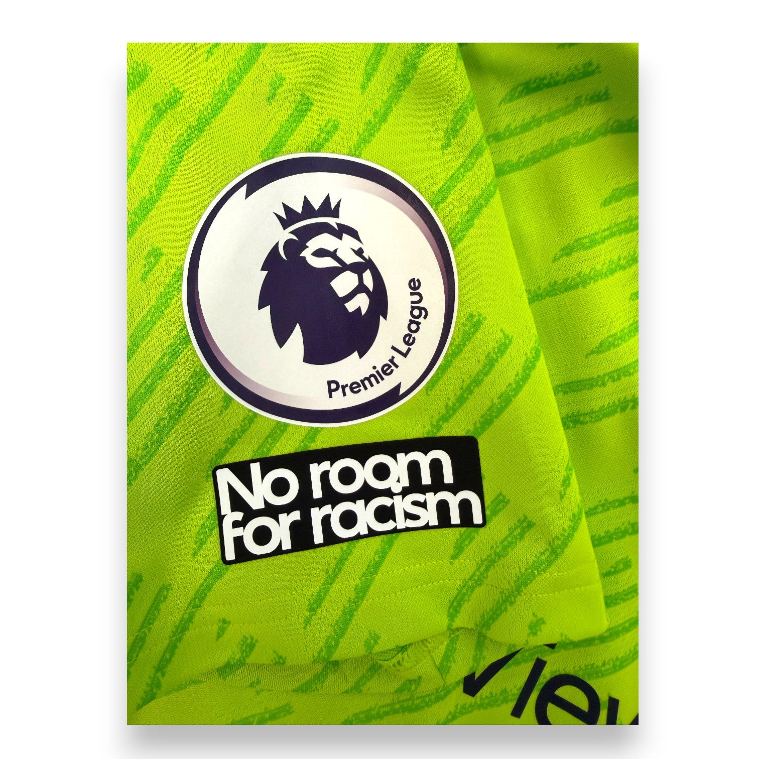 Patch Premier League e No Room for Racism – maglia Manchester United Ronaldo 2022-23