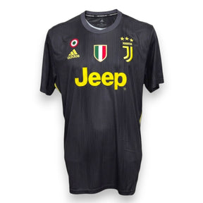 Maglia Juventus Third 2018-19 fronte – sponsor Jeep – scudetto campione d'Italia – Adidas